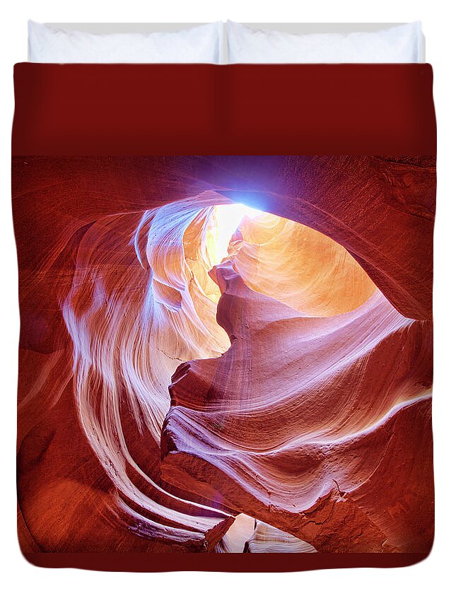Nature Duvet Cover featuring the photograph Heart Of The Canyon Hdr by Brad Mcginley Photography