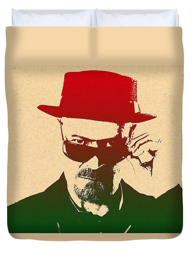 Breaking Bad Duvet Cover featuring the photograph Heisenberg by Chris Smith