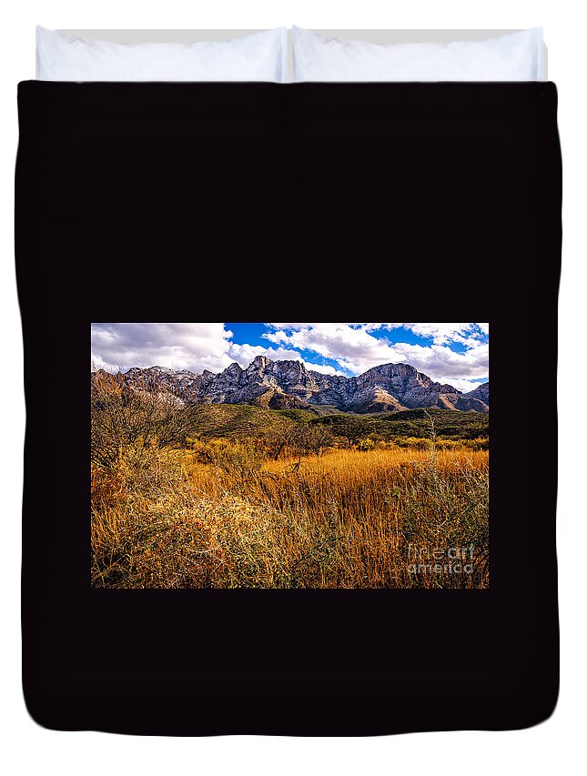 Arizona Duvet Cover featuring the photograph Here To There by Mark Myhaver