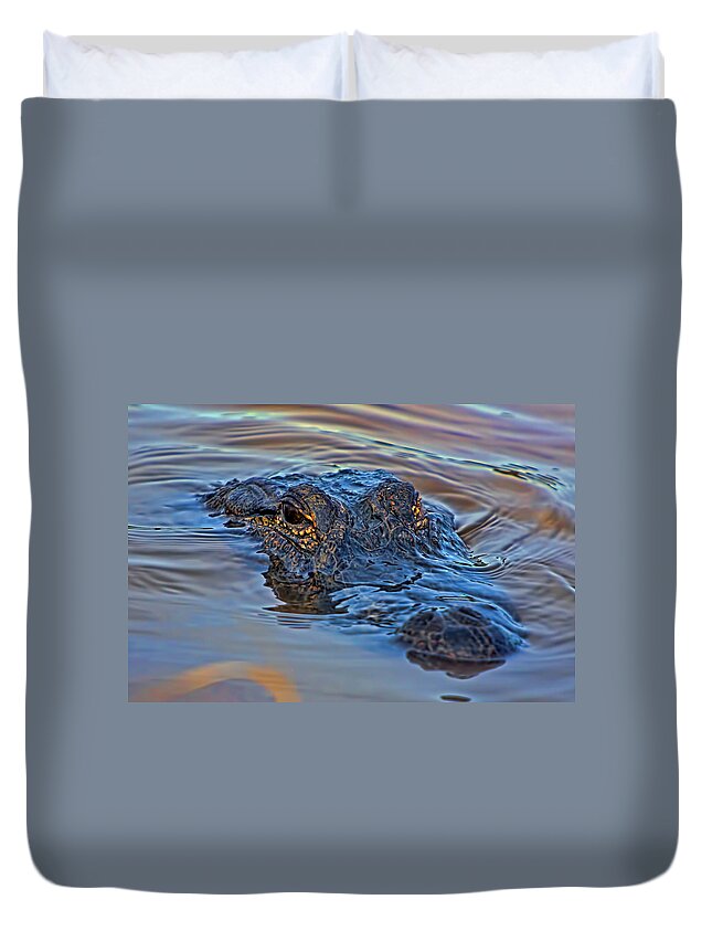 Kid Duvet Cover featuring the photograph Heres Looking at You Kid by Gary Holmes