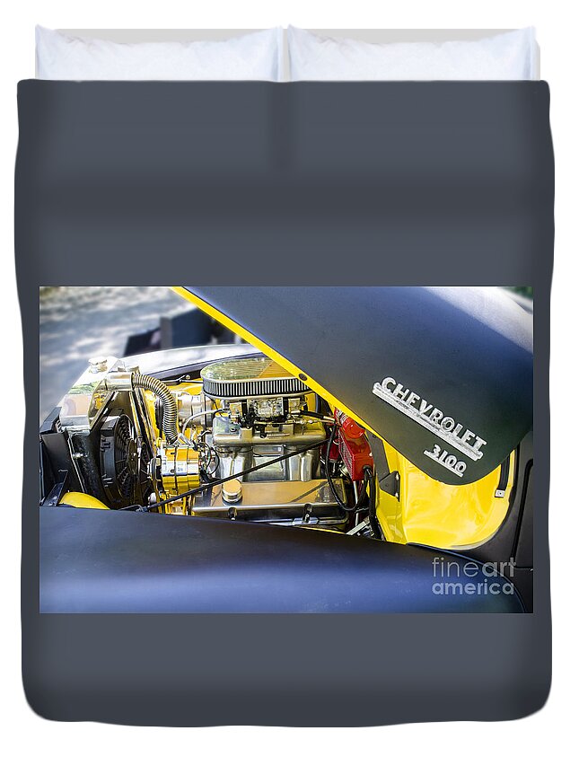 High Rise Duvet Cover featuring the photograph High Rise Four Barrel by Paul Mashburn