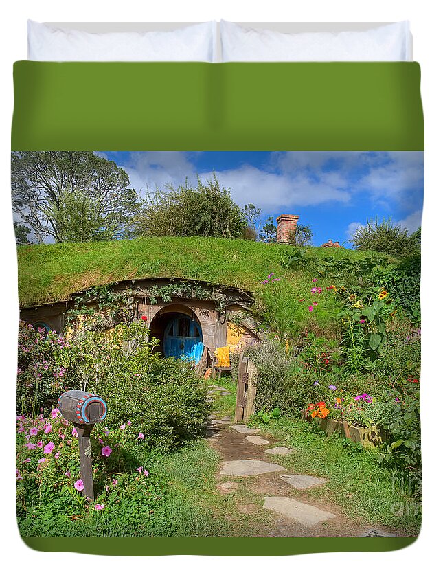 Alexander's Farm Duvet Cover featuring the photograph Hobbit Hole 4 by Sue Karski