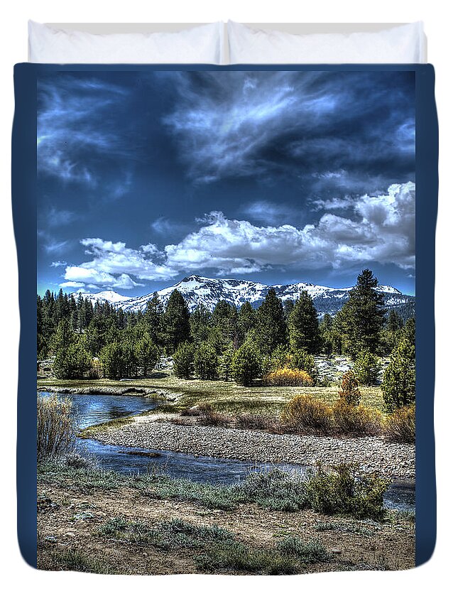 Tags: Landscape Duvet Cover featuring the photograph Hope Valley Wildlife Area 2 by SC Heffner