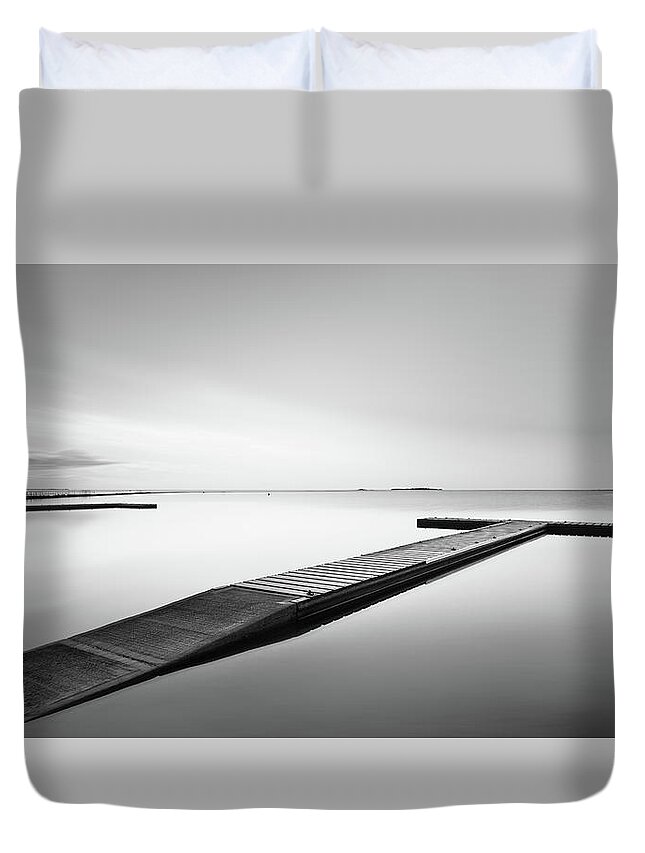 Tranquility Duvet Cover featuring the photograph Hoylake by All Images Copyright And Created By Maxblack