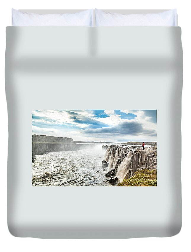 Iceland Duvet Cover featuring the photograph Iceland by JR Photography