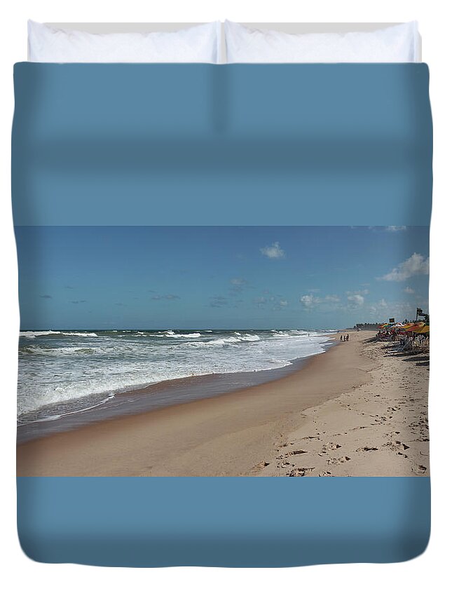 Bahia State Duvet Cover featuring the photograph Imbassai Beach by C. Quandt Photography