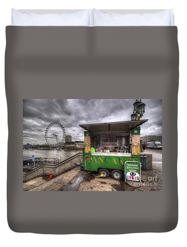  Yhun Suarez Duvet Cover featuring the photograph In The Mood For Pancakes by Yhun Suarez