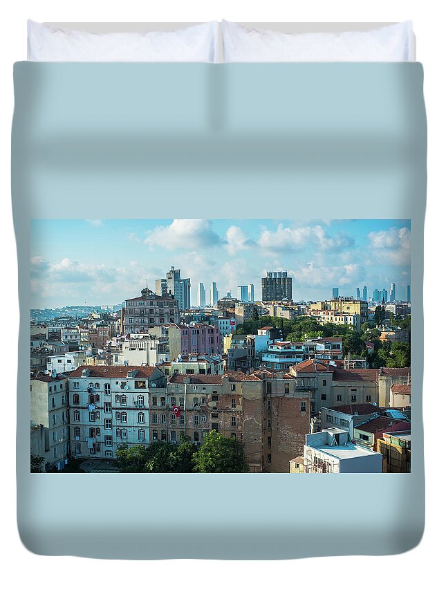 Tranquility Duvet Cover featuring the photograph Istanbul by Picture By Hamoon Nasiri