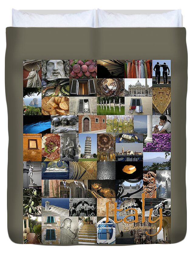 Kg Duvet Cover featuring the photograph Italy Poster by KG Thienemann