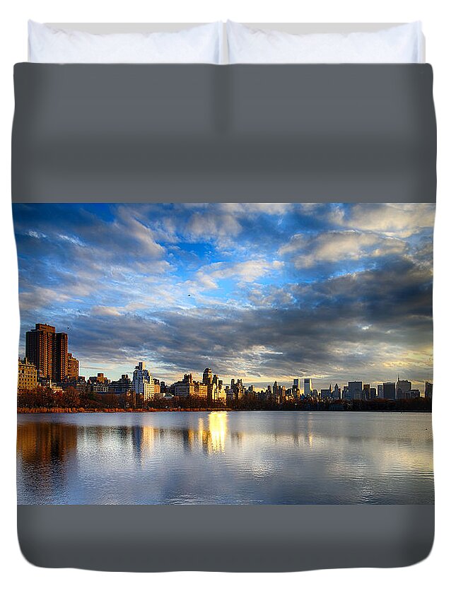 Tranquility Duvet Cover featuring the photograph Jacqueline Kennedy Onassis Reservoir by Joe Josephs Photography