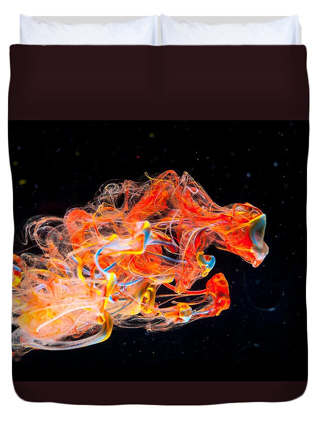 Abstract Duvet Cover featuring the photograph Jockey by Modern Abstract