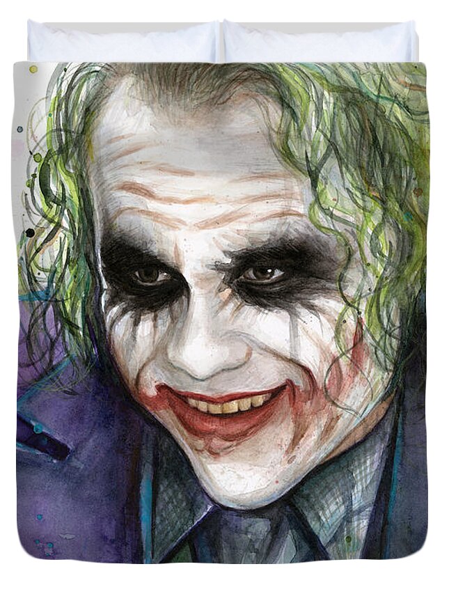 Designs Similar to Joker Watercolor Portrait