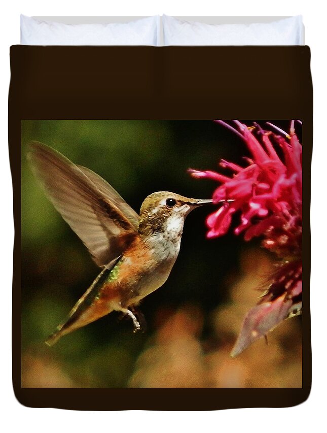 Bird Duvet Cover featuring the photograph Joy Giver by VLee Watson