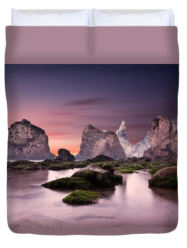  Duvet Cover featuring the photograph Jurassic by Jorge Maia