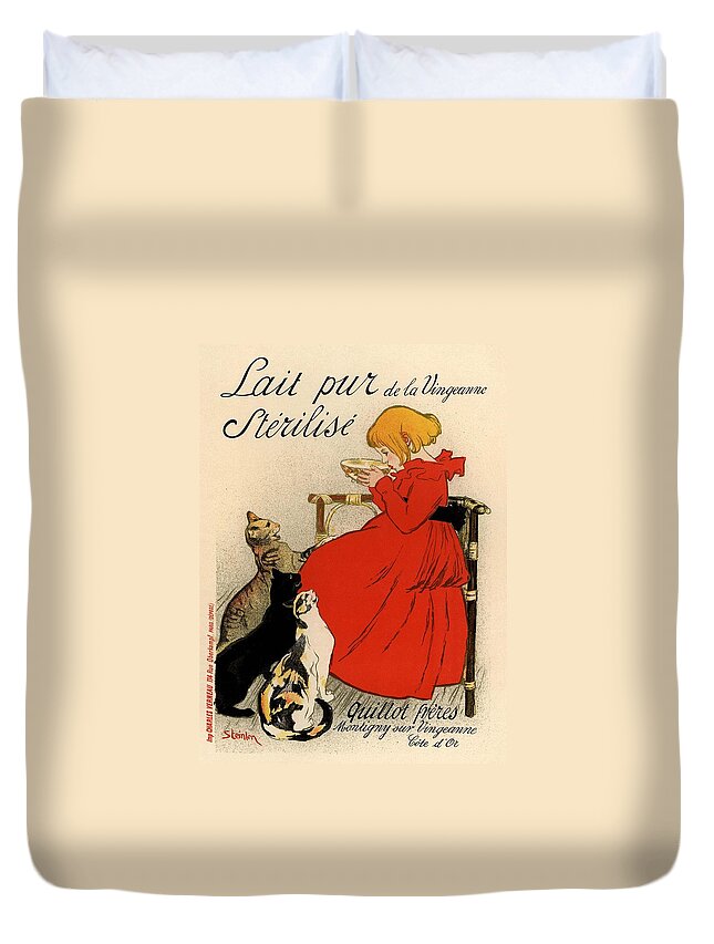 Poster Duvet Cover featuring the photograph Lait Pur de la Vingeanne Sterilise by Gianfranco Weiss
