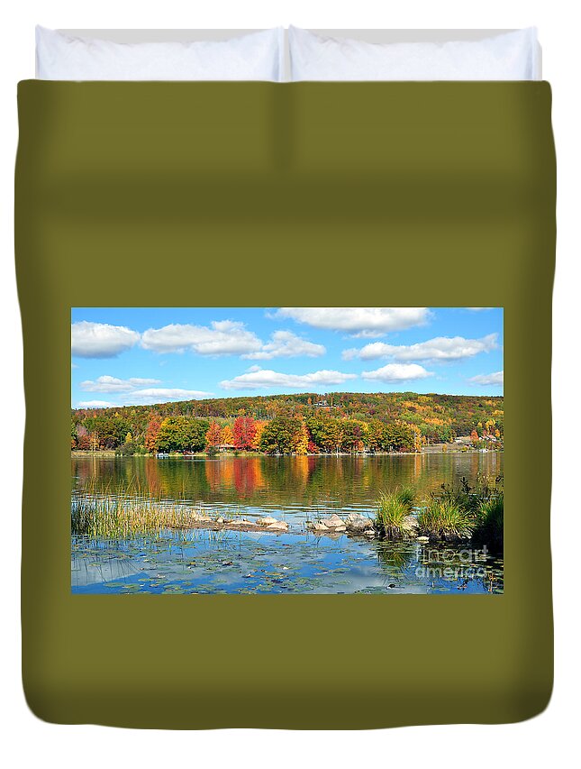 Lake Antoine Duvet Cover featuring the photograph Lake Antoine by Gwen Gibson