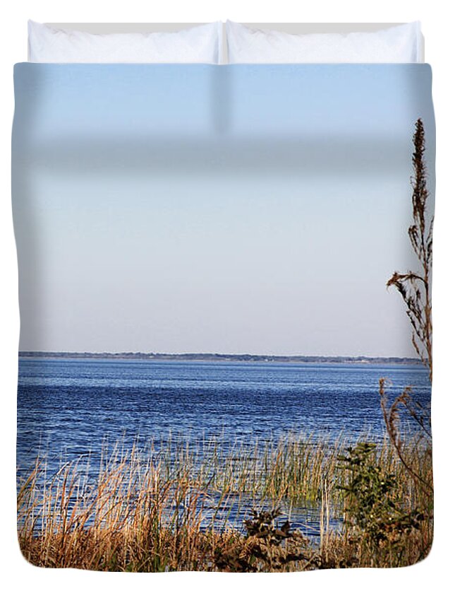 Lake Duvet Cover featuring the photograph Lake Apopka 2 by Chris Thomas