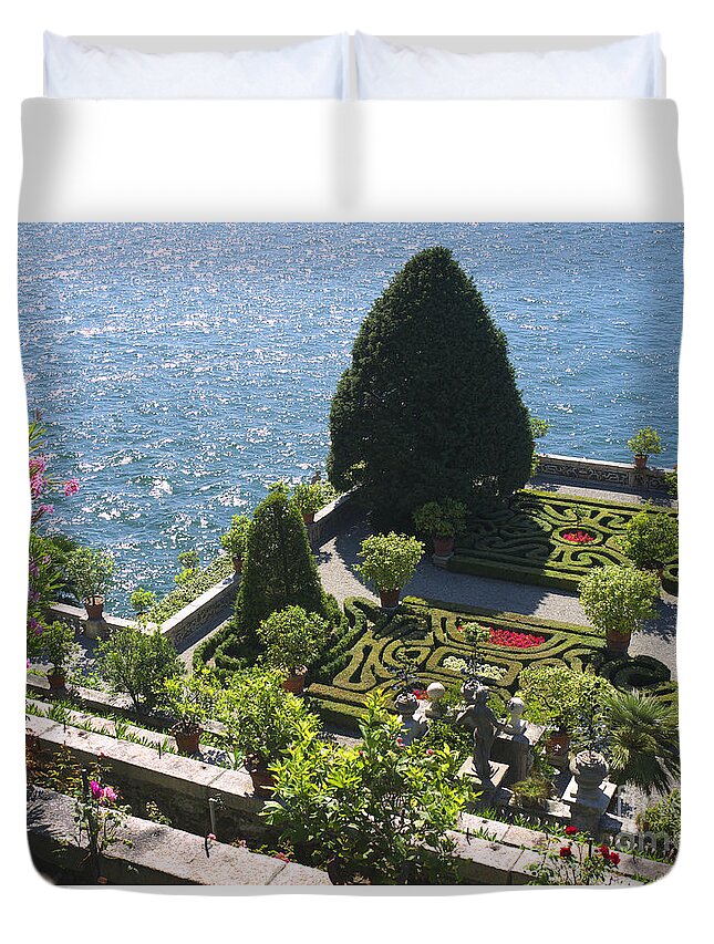Italy Duvet Cover featuring the photograph Lake Maggiore Magic by Brenda Kean