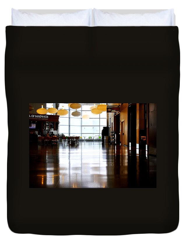 Philadelphia Duvet Cover featuring the photograph Layover by Marysue Ryan