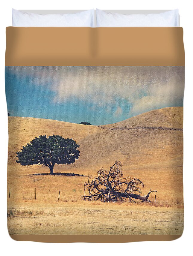 Antioch Duvet Cover featuring the photograph Life and Death by Laurie Search