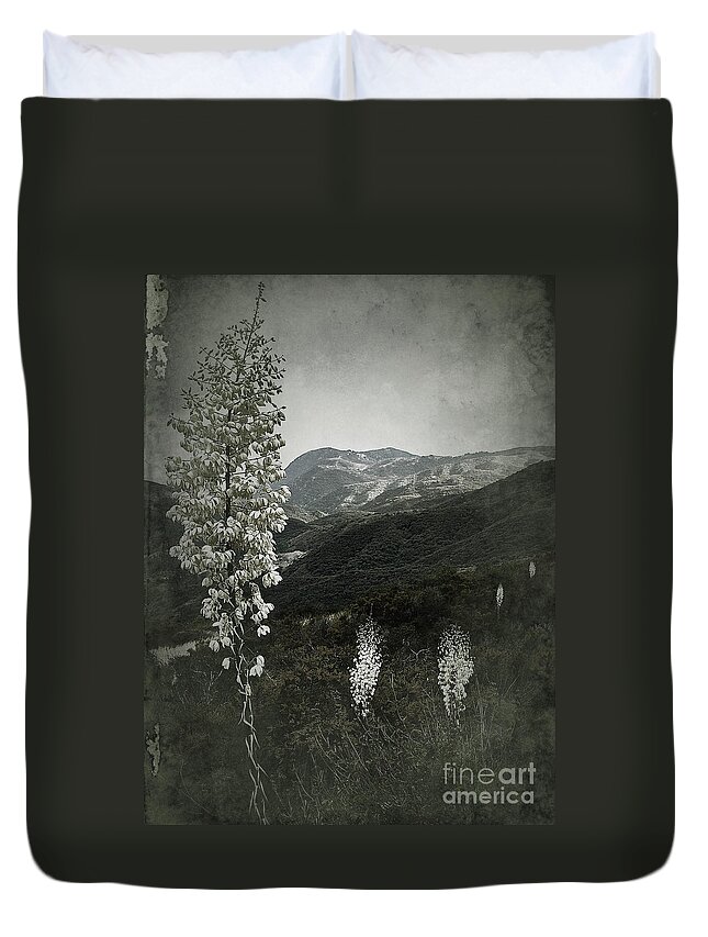 Wildflowers Duvet Cover featuring the photograph Lighting the Way by Parrish Todd