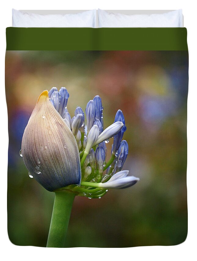 Lily Of The Nile Duvet Cover featuring the photograph Lily of the Nile by Rona Black