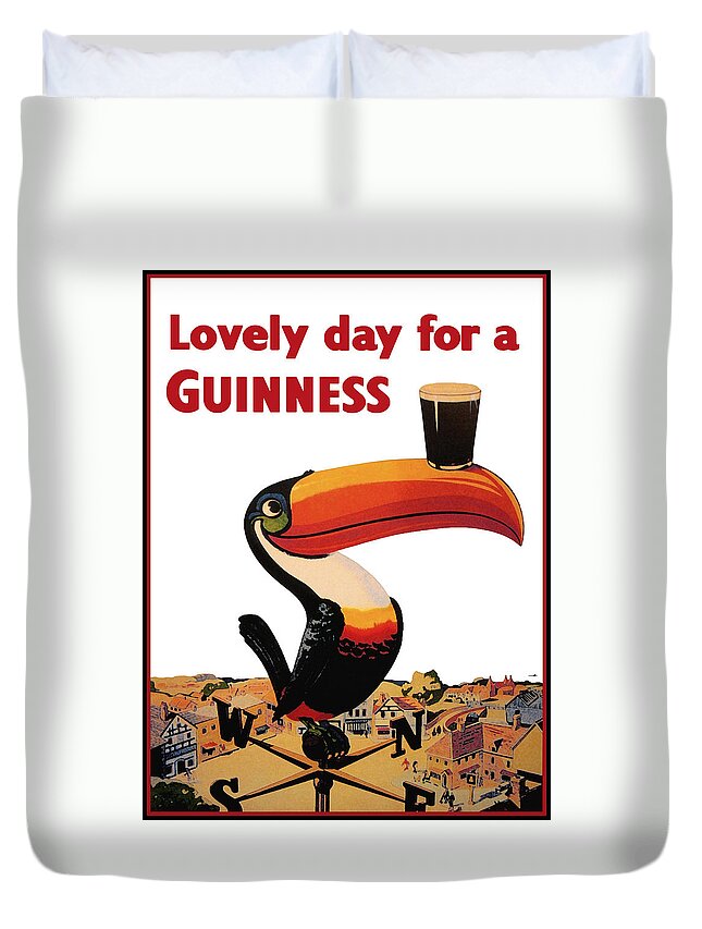 Lovely Day For A Guinness Duvet Cover For Sale By Georgia Fowler