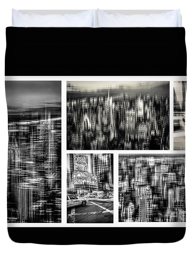 Nyc Duvet Cover featuring the photograph Manhattan Collection II by Hannes Cmarits