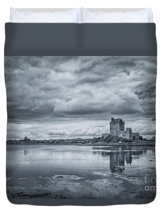 Dunguaire Duvet Cover featuring the photograph Many Rains Ago by Evelina Kremsdorf