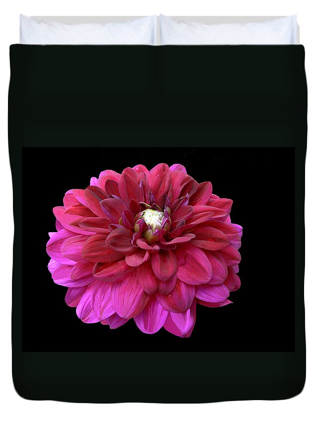 Dahlia Duvet Cover featuring the photograph Marooned by Doug Norkum