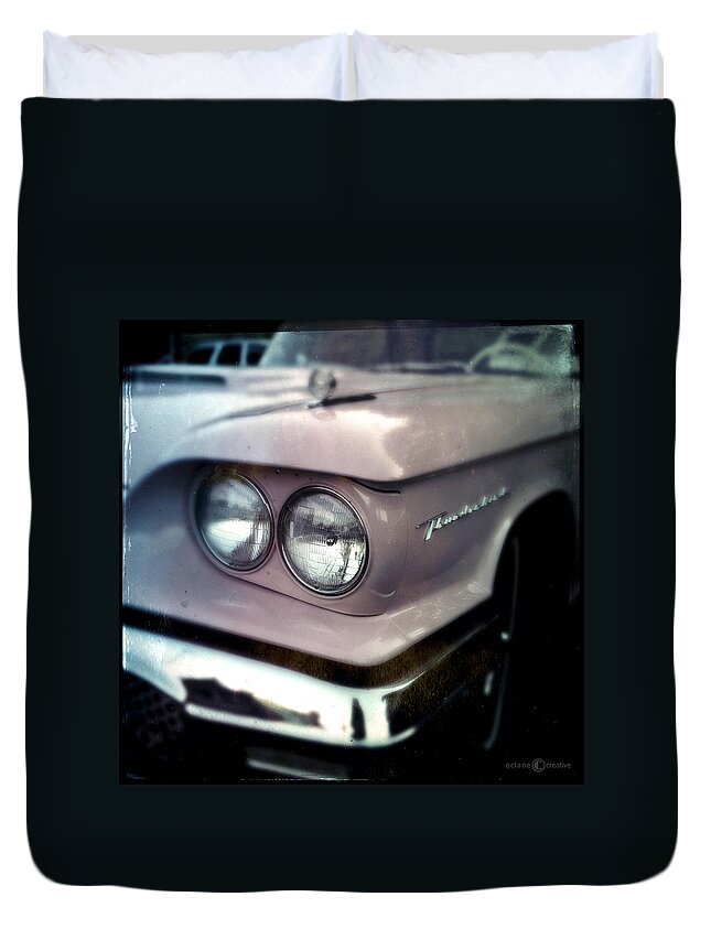Classic Duvet Cover featuring the photograph Marykay's Thunderbird by Tim Nyberg