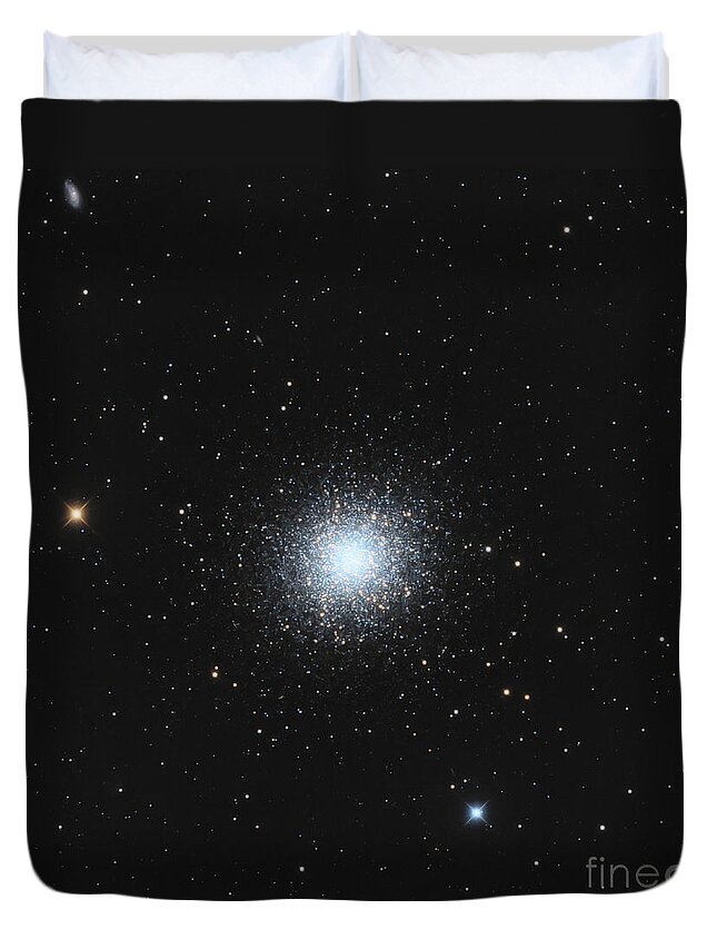 Square Image Duvet Cover featuring the photograph Messier 13, The Great Globular Cluster by Michael Miller