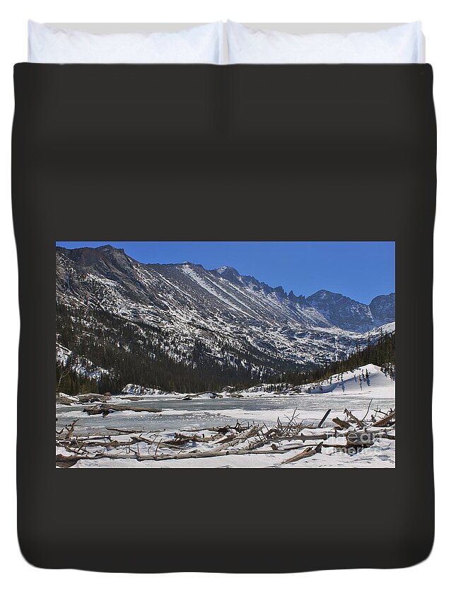 Mills Lake Duvet Cover featuring the photograph Mills Lake by Tonya Hance