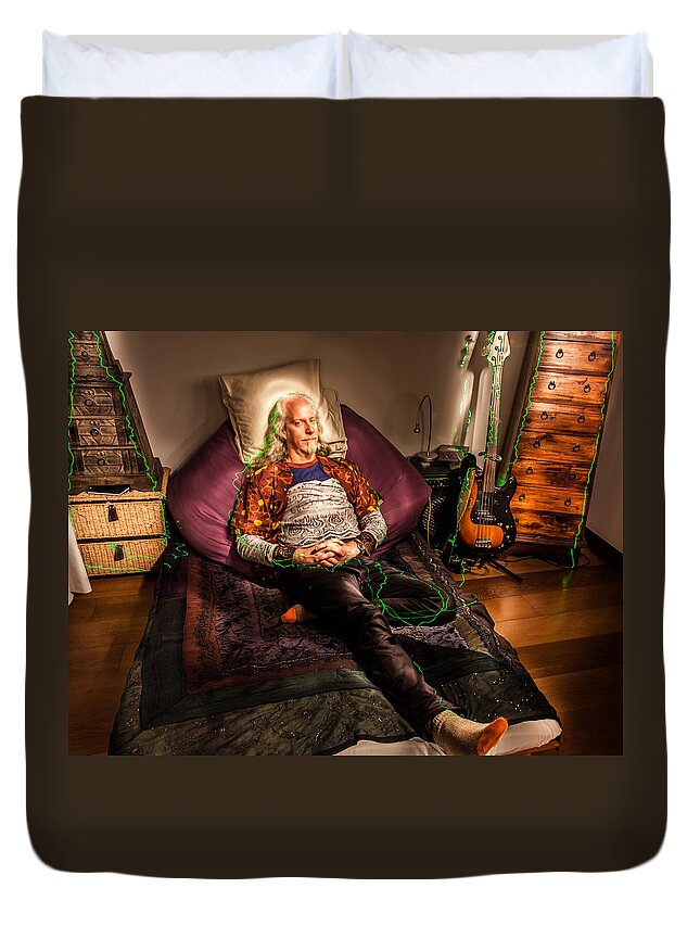 Adult Duvet Cover featuring the photograph Modern Day Jesus by Semmick Photo