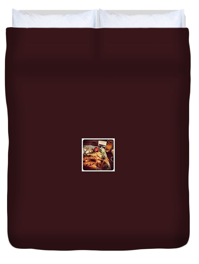 Fish And Chips Duvet Cover featuring the photograph More Hunter Goodness by Paul Telling
