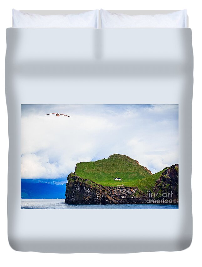 Home Duvet Cover featuring the photograph Most Peaceful House in the World by Silken Photography
