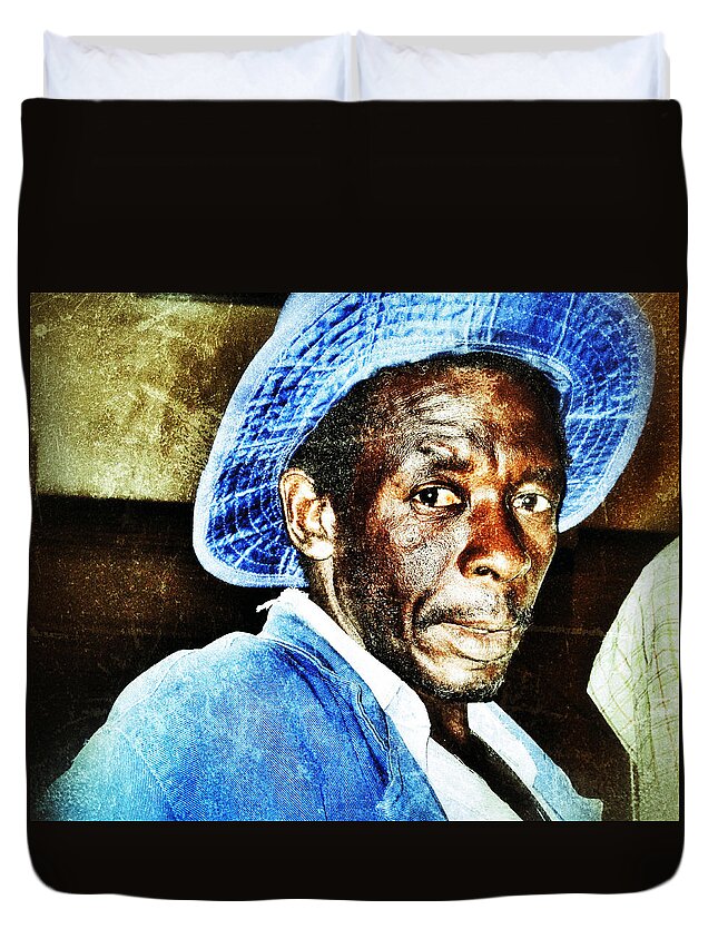 African Duvet Cover featuring the photograph Mr. Jinja by Al Harden