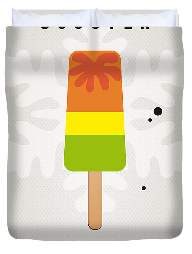 Muppets Duvet Cover featuring the digital art My MUPPET ICE POP - Scooter by Chungkong Art