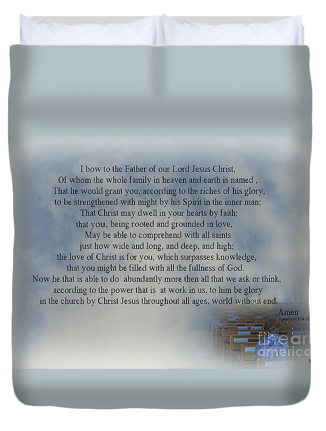 Sandra Clark Duvet Cover featuring the photograph My Prayer by Sandra Clark