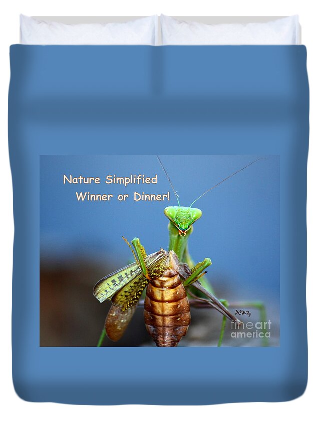 Nature Simplified Duvet Cover featuring the photograph Nature Simplified by Patrick Witz