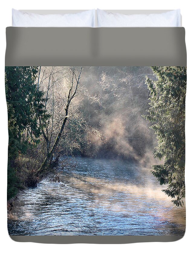 Landscape Duvet Cover featuring the photograph Nearer To Thee by Rory Siegel