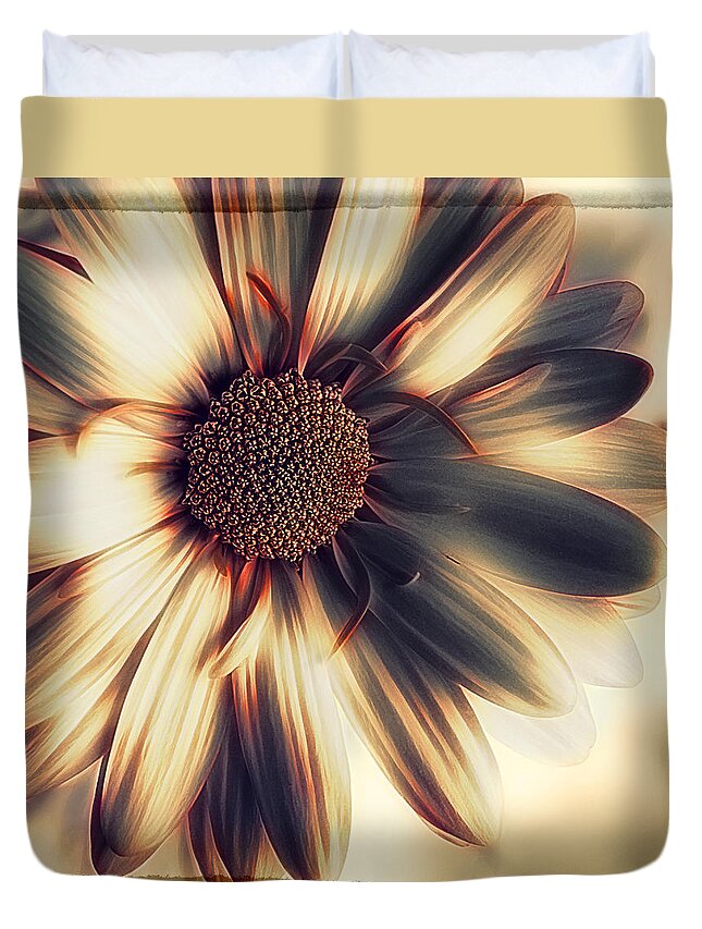 Floral Duvet Cover featuring the photograph Negligee by Darlene Kwiatkowski