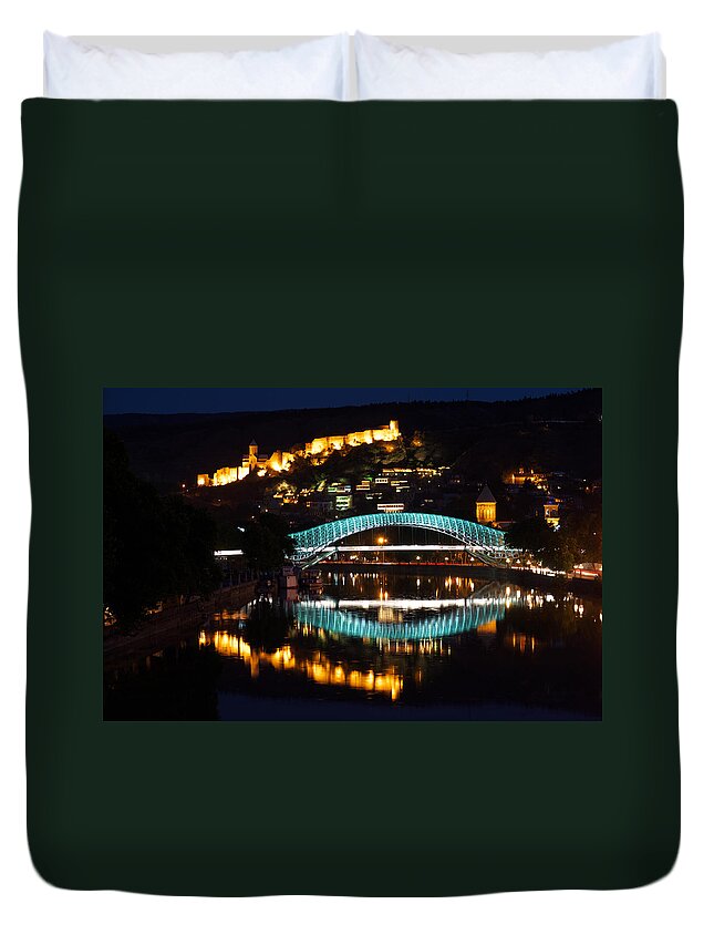 Georgia Duvet Cover featuring the photograph New and old by Ivan Slosar