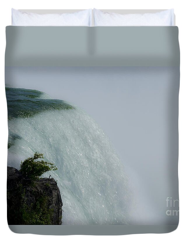 Niagara Falls Duvet Cover featuring the photograph Niagara Falls by Bill Bachmann