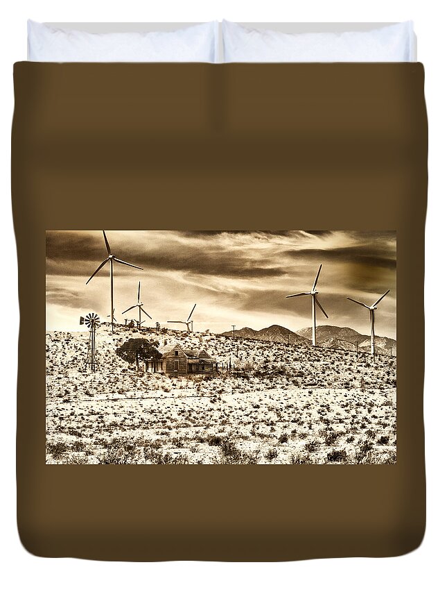 Featured Duvet Cover featuring the photograph NO PLACE LIKE HOME 2 Palm Springs by William Dey