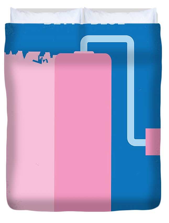 Betty Duvet Cover featuring the digital art No359 My Betty Blue minimal movie poster by Chungkong Art