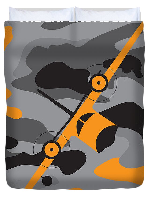 The Expendables Duvet Cover featuring the digital art No413 My The expendables minimal movie poster by Chungkong Art