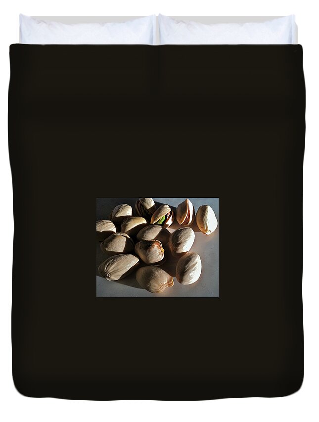 Still Life Duvet Cover featuring the photograph Nuts by Bill Owen