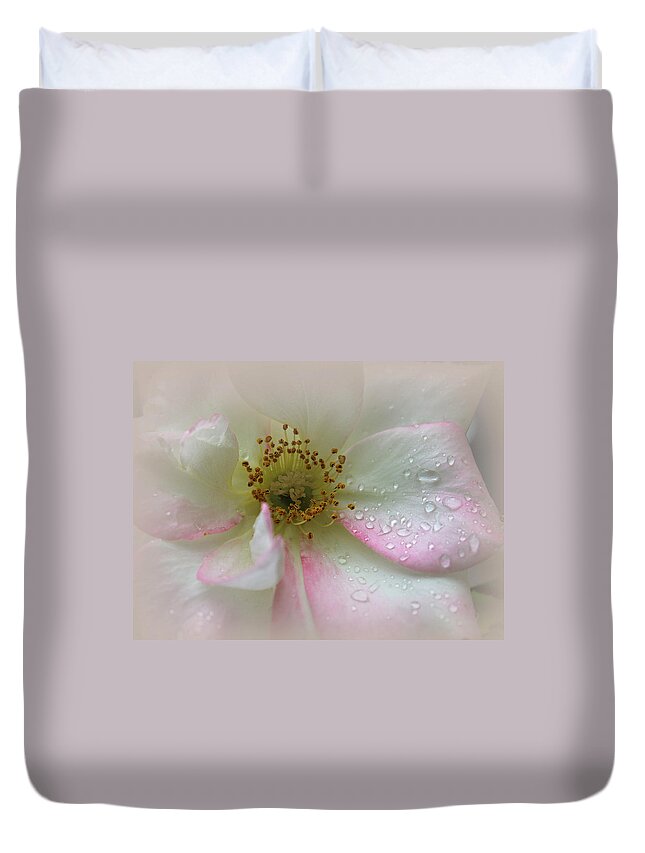 Roses Duvet Cover featuring the photograph Of Lace and Love by The Art Of Marilyn Ridoutt-Greene
