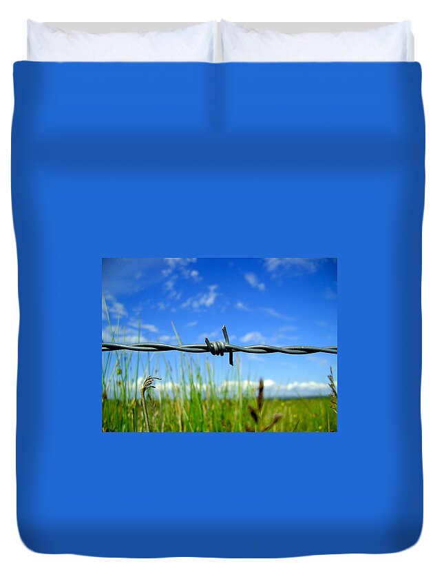 Ireland Duvet Cover featuring the photograph Off Limits by Nina Ficur Feenan